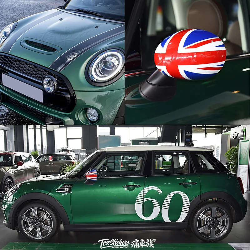 Автомобильные наклейки для MINI COOPER 60th anniversary Edition мини-наклейки автомобиля