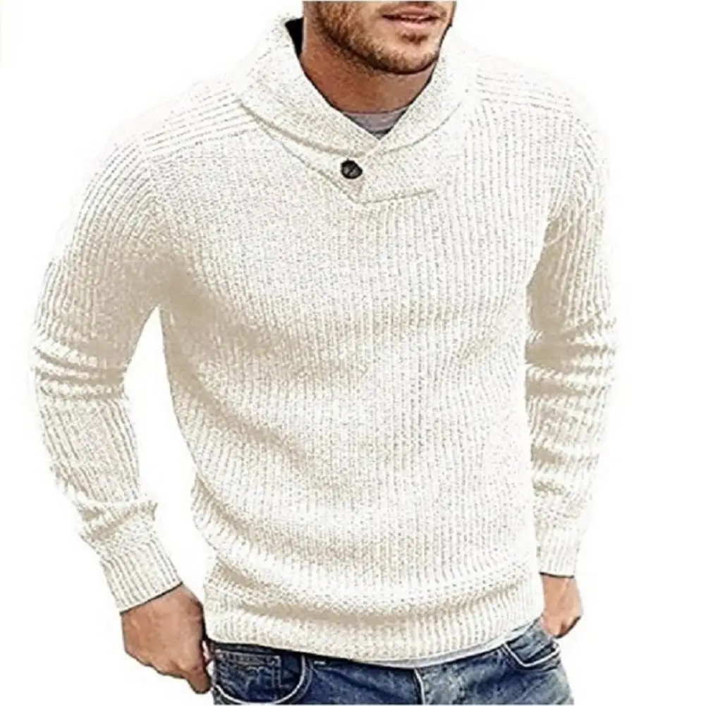 Men Pullovers Autumn Winter Lapel Collar Long Sleeve Thick Warm Knitted Pullover Sweater Autumn Winter Clothing
Men Pullovers Autumn Winter Lapel Collar Long Sleeve Thick Warm Knitted Pullover Sweater Autumn Winter Clothing