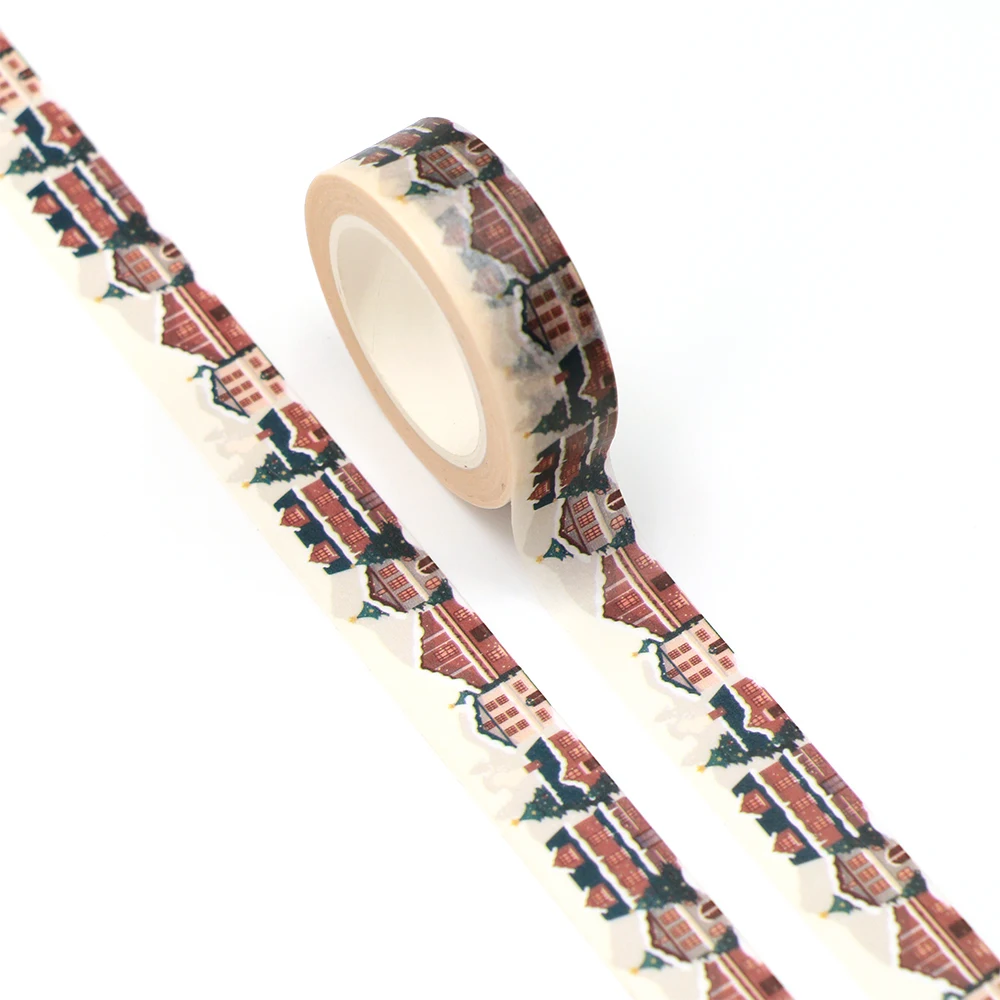 10pcs/Lot 15mm x 10m Christmas Snow House Washi Tape Scrapbook Paper Masking Adhesive Merry Christmas washi tape
10pcs/Lot 15mm x 10m Christmas Snow House Washi Tape Scrapbook Paper Masking Adhesive Merry Christmas washi tape