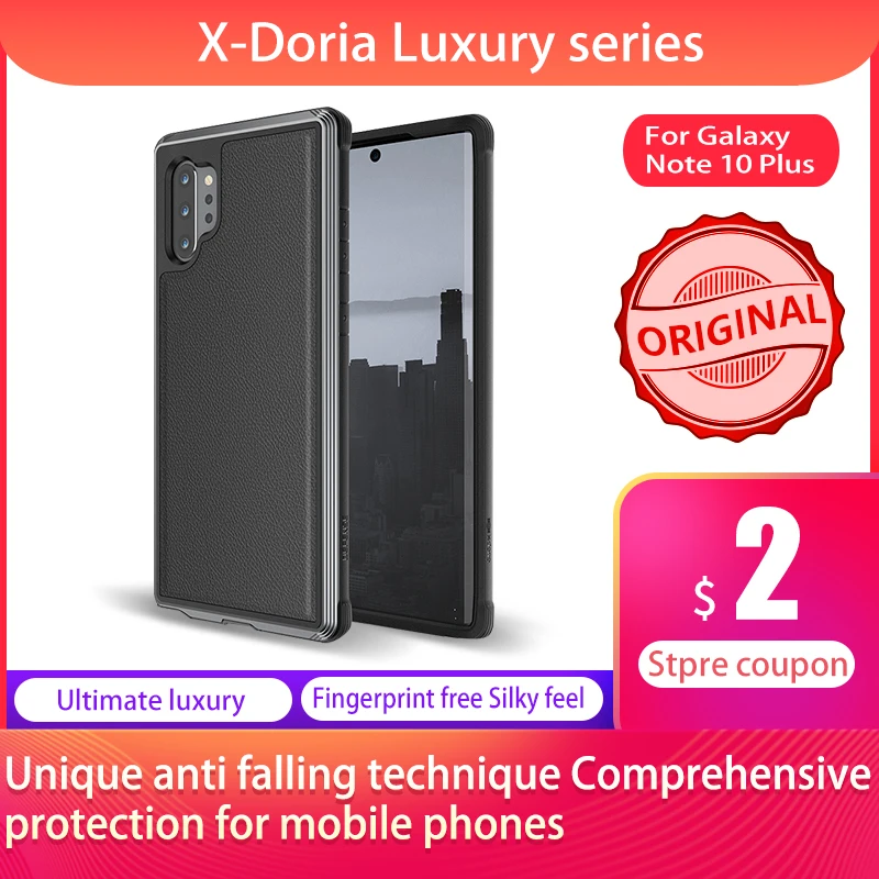 X-Doria Defense Lux Phone Case For Samsung Galaxy Note 10 Plus Military Grade Drop Tested Case For Samsung Note10 Aluminum Cover
X-Doria Defense Lux Phone Case For Samsung Galaxy Note 10 Plus Military Grade Drop Tested Case For Samsung Note10 Aluminum Cover