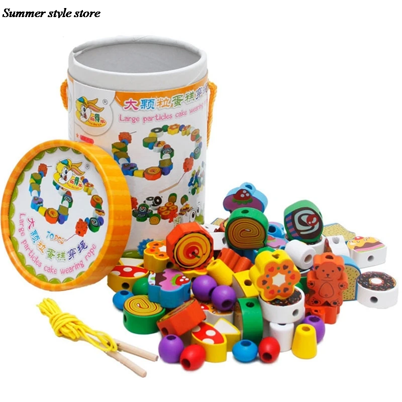 Drawstring String Wooden Children Early Enlightenment Toys Threading Beads String Lacing DIY Puzzle Learning Educational Crafts
Drawstring String Wooden Children Early Enlightenment Toys Threading Beads String Lacing DIY Puzzle Learning Educational Crafts