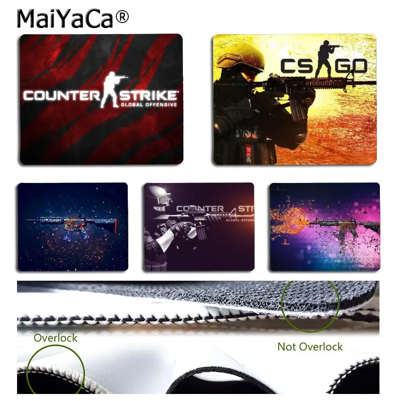 Крутой новый удобный небольшой коврик для мыши MaiYaCa CSGO Counter Strike игровой резиновый