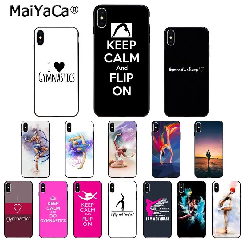 Мягкий силиконовый чехол MaiYaCa I Love для iPhone 8 7 6 6S Plus 5 5S SE XR X XS MAX|Чехлы-накладки| |