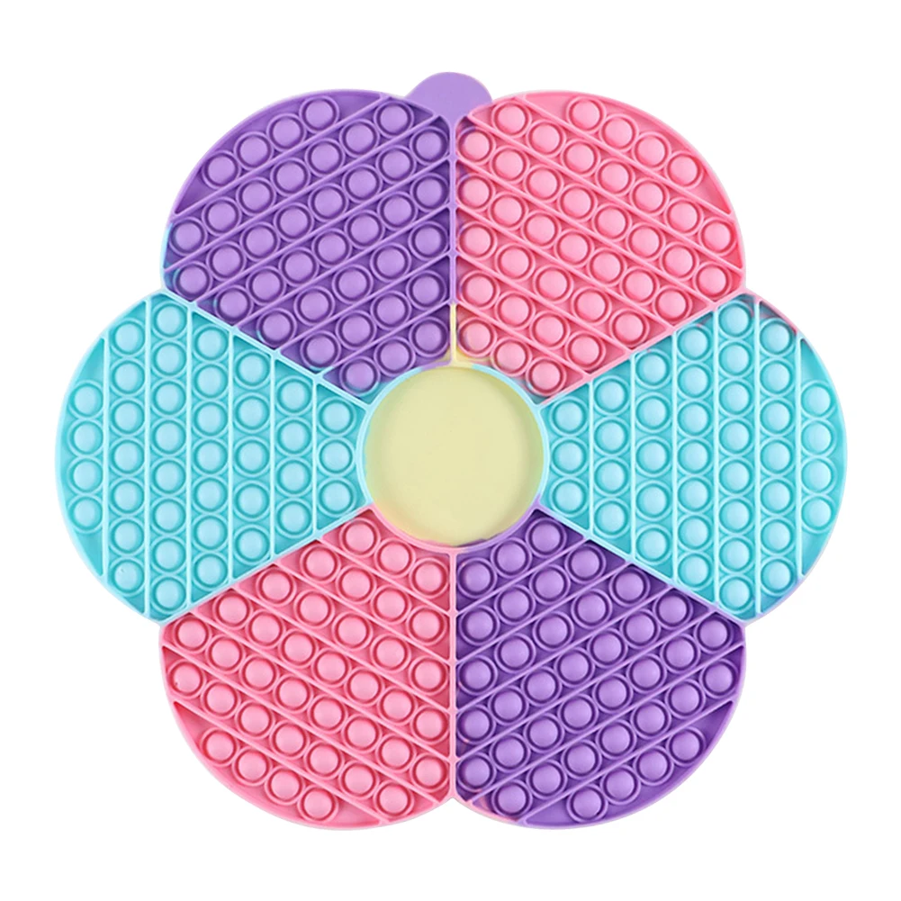 

Anti-Stress Flower Push Bubble Chessboard Kid Adult Decompression Press Game Board Family Fun Interactive Fingertip Sensory Toy
