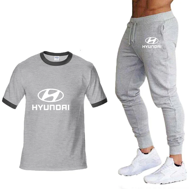 Unisex 2020 new Mens Short sleeve Hyundai Motor Car Logo Casual Summer T-Shirt Cotton Mens T-shirt+shorts suit 2pcs
Unisex 2020 new Mens Short sleeve Hyundai Motor Car Logo Casual Summer T-Shirt Cotton Mens T-shirt+shorts suit 2pcs