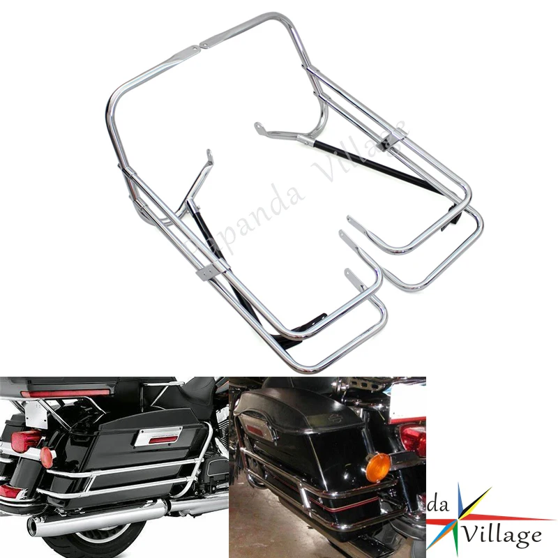 Motorcycle Steel Twin Rail Guard Saddlebag Support Mount Bracket for Harley Touring Electra Glide FLHR FLTR FLHX FLHTC 1997-2008
Motorcycle Steel Twin Rail Guard Saddlebag Support Mount Bracket for Harley Touring Electra Glide FLHR FLTR FLHX FLHTC 1997-2008