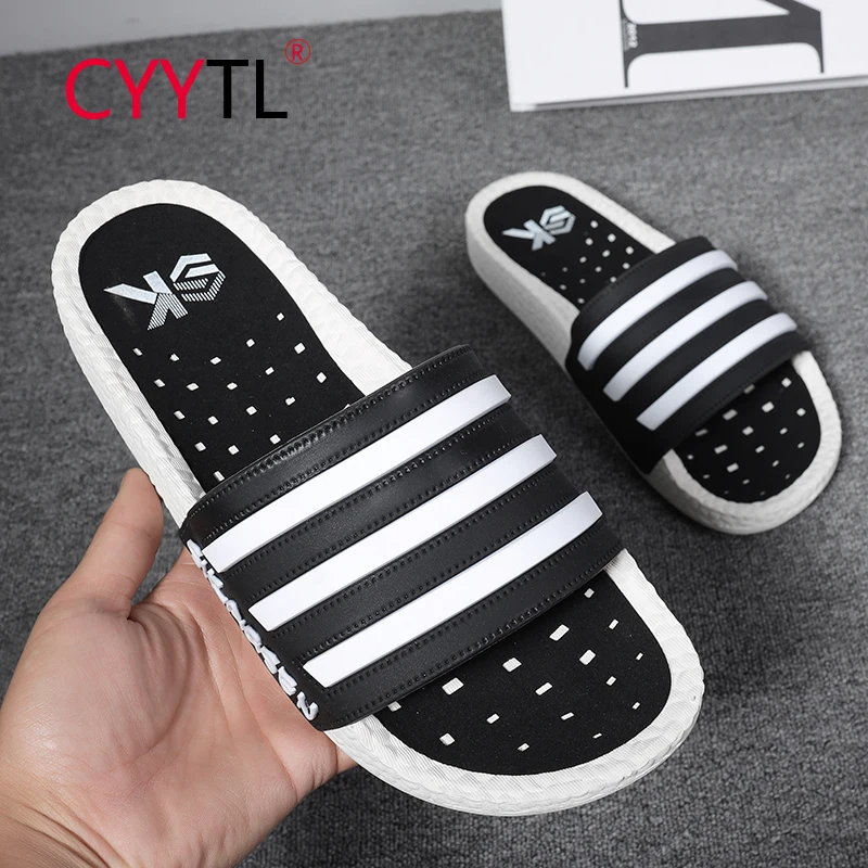 Шлепанцы CYYTL мужские Нескользящие, дизайнерские сандалии для дома и пляжа, мягкая обувь с надписью, летние Тапочки
Шлепанцы CYYTL мужские Нескользящие, дизайнерские сандалии для дома и пляжа, мягкая обувь с надписью, летние Тапочки