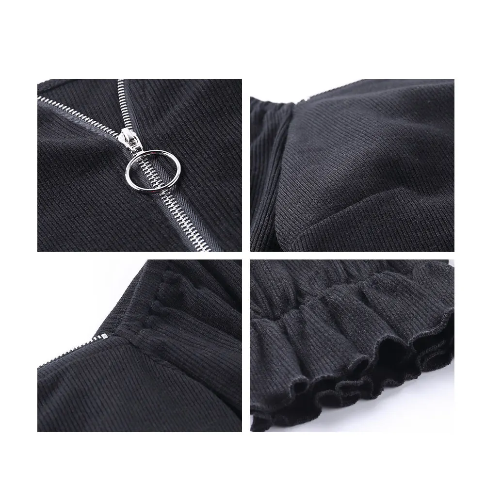 Jocoo Jolee Women Elegant Short Flare Sleeve V Neck Zipper Blouse Sexy T Shirts Casual Slim Cropped Tops Solid Tunic Clothes
Jocoo Jolee Women Elegant Short Flare Sleeve V Neck Zipper Blouse Sexy T Shirts Casual Slim Cropped Tops Solid Tunic Clothes