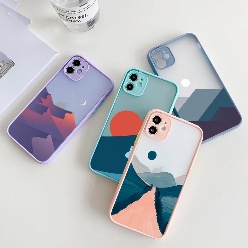 Mountain Sunset Scenery Phone Case For iPhone X XR XS MAX 7 8 Plus 14 11 12 13 Pro Max Coque Sunrise soft Shockproof Back Cover
Mountain Sunset Scenery Phone Case For iPhone X XR XS MAX 7 8 Plus 14 11 12 13 Pro Max Coque Sunrise soft Shockproof Back Cover