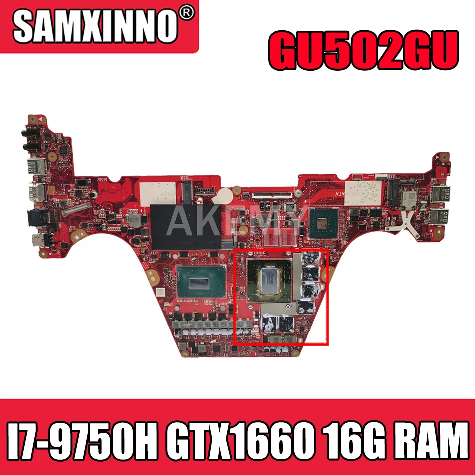 Akemy для ASUS ROG GU502GU GU502GV GU502GW GX502GW GX502GV Laotop материнская плата GU502GU материнская плата I7-9750H GTX1660 TI/V6G 16G RAM
Akemy для ASUS ROG GU502GU GU502GV GU502GW GX502GW GX502GV Laotop материнская плата GU502GU материнская плата I7-9750H GTX1660 TI/V6G 16G RAM