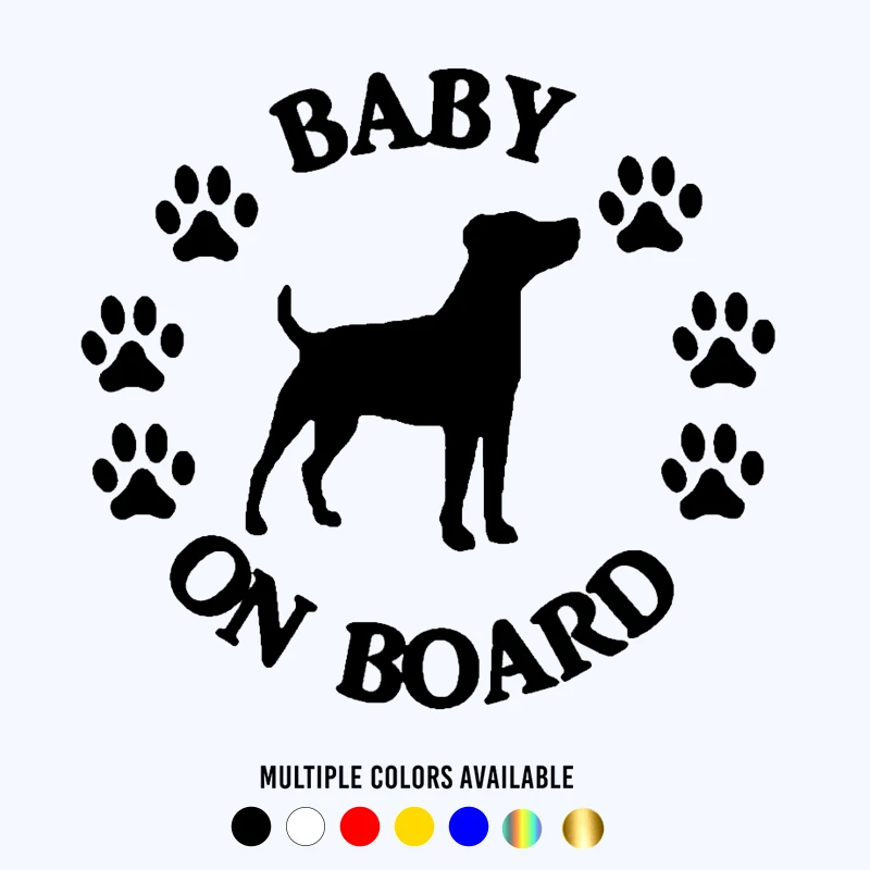 CK20862# Die-Cut Vinyl Decal Baby Jack Russell on Board Car Sticker Waterproof Auto Decors on Bumper Window Laptop
CK20862# Die-Cut Vinyl Decal Baby Jack Russell on Board Car Sticker Waterproof Auto Decors on Bumper Window Laptop