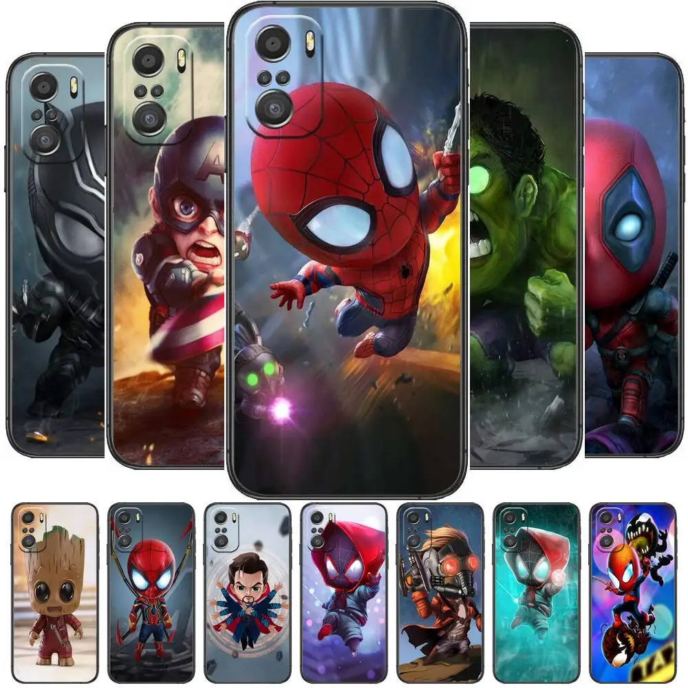 Mini Marvel Phone Case For xiaomi redmi 11 Lite pro Ultra 10 9 8 MIX 4 FOLD 10T Black Cover Silicone Back Prett
Mini Marvel Phone Case For xiaomi redmi 11 Lite pro Ultra 10 9 8 MIX 4 FOLD 10T Black Cover Silicone Back Prett