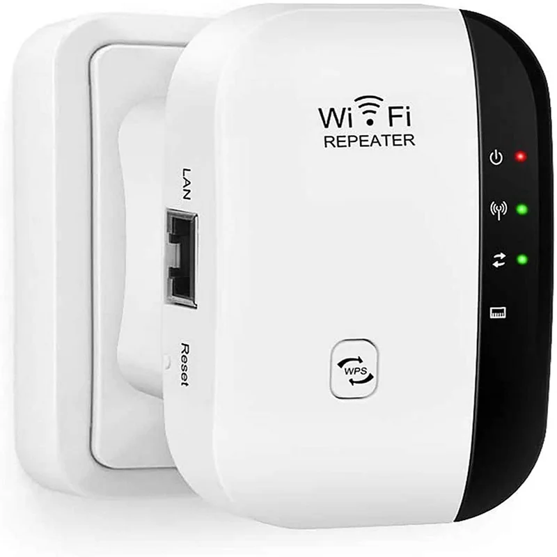 New Wireless 2.4G WiFi Repeater 300Mbps Network Extender Long Range Router wi fi Signal Amplifier RJ45 Port Booster Retail Box
New Wireless 2.4G WiFi Repeater 300Mbps Network Extender Long Range Router wi fi Signal Amplifier RJ45 Port Booster Retail Box