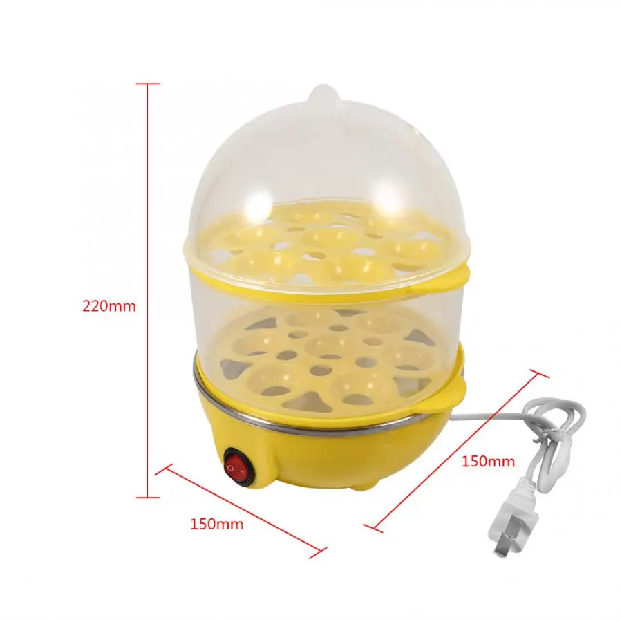 Multifunctional Electric Eggs Boiler 220V 50HZ Double Layer 14 Egg Electric Egg Boiler Cooker Mini Steamer Poacher Cookware
Multifunctional Electric Eggs Boiler 220V 50HZ Double Layer 14 Egg Electric Egg Boiler Cooker Mini Steamer Poacher Cookware