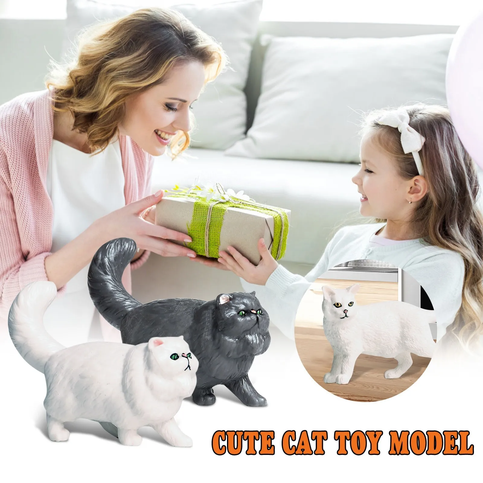 Realistic Cat Statue Educational Cat Doll Toy Set Suitable For Gifts For Friend
Realistic Cat Statue Educational Cat Doll Toy Set Suitable For Gifts For Friend