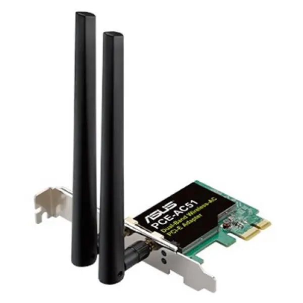 Wi Fi сетевая карта Asus PCE AC51 AC750 PCI E|Детекторы Wi-Fi| |