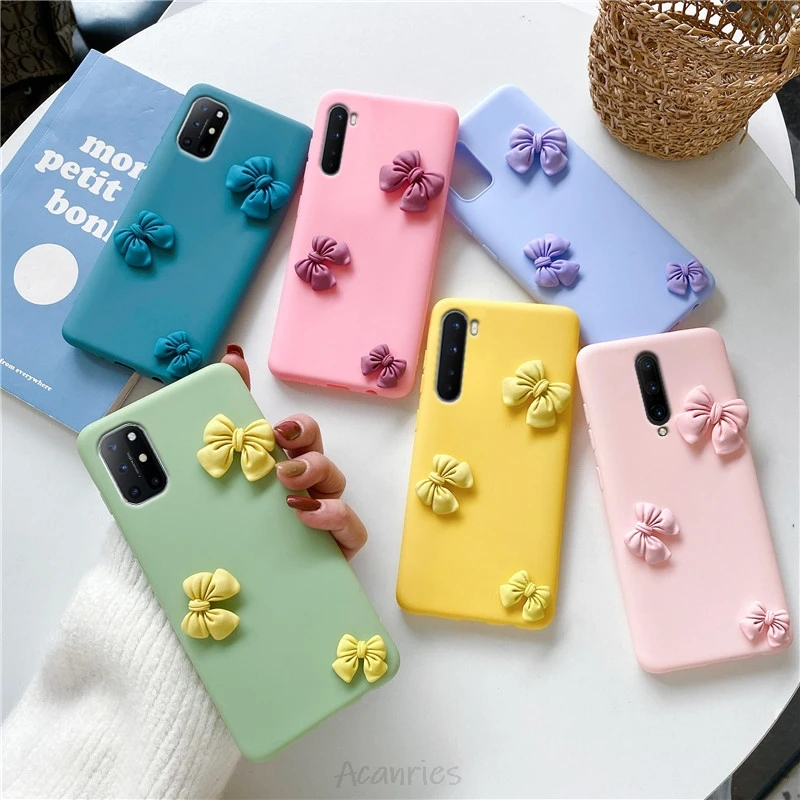 Candy Color 3d Bowknot Silicone Phone Case On For Oneplus 8T 8 Pro Nord 7T 7 Pro One Plus 6T 6 5T 5 Soft Tpu Matte Back Cover
Candy Color 3d Bowknot Silicone Phone Case On For Oneplus 8T 8 Pro Nord 7T 7 Pro One Plus 6T 6 5T 5 Soft Tpu Matte Back Cover