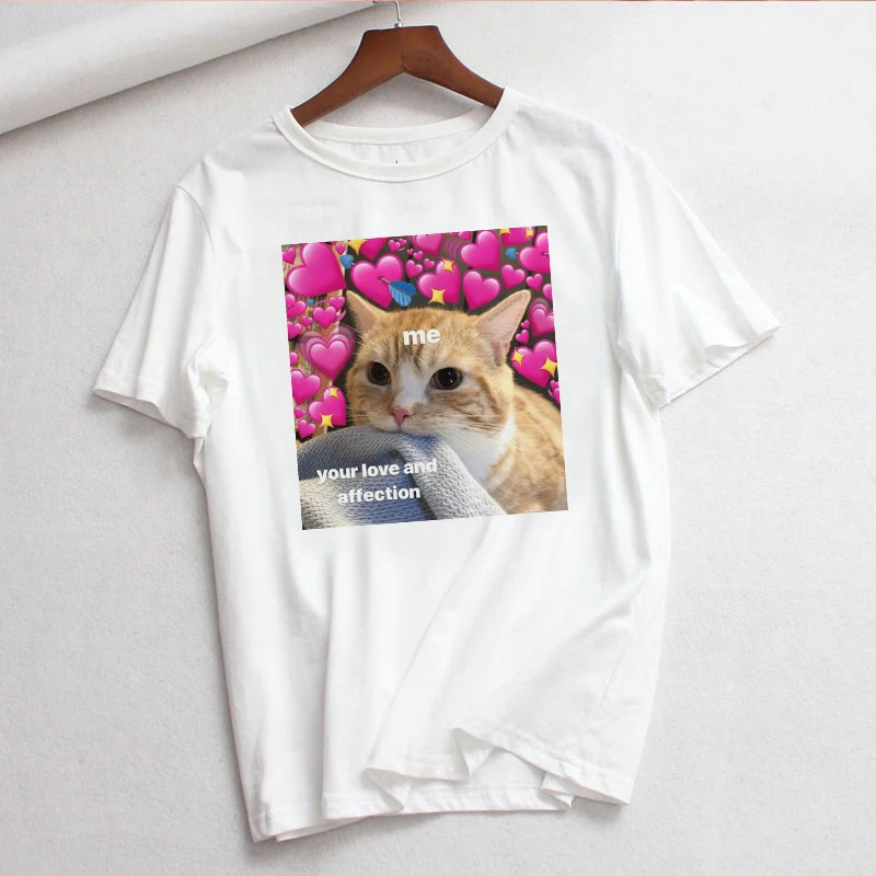 Women T-shirts Cute Cat Shirt Woman Summer Clothing Casual T Shirt Harajuku Tee Short Sleeve Oversized Female Tops
Women T-shirts Cute Cat Shirt Woman Summer Clothing Casual T Shirt Harajuku Tee Short Sleeve Oversized Female Tops