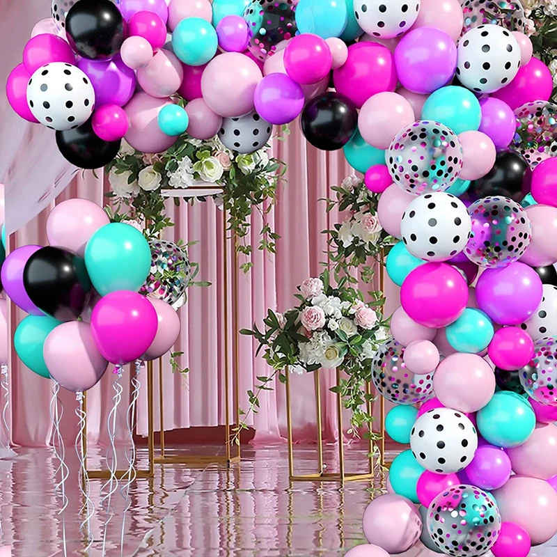 109pcs Dream Dots Pantone Color Balloon Chain Confetti Glitter Latex Balloon Children's Birthday Baby Shower Decoration Props
109pcs Dream Dots Pantone Color Balloon Chain Confetti Glitter Latex Balloon Children's Birthday Baby Shower Decoration Props