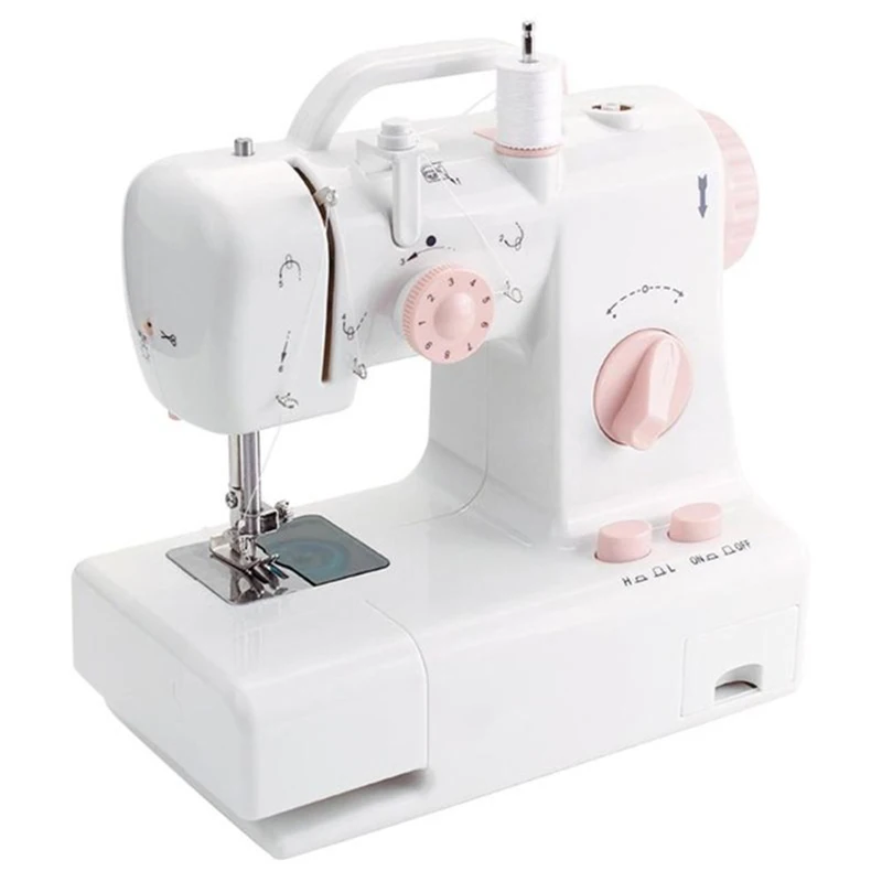 Mini Sewing Machine Fhsm-318 Built-In Light Household Multi-Function Crafting Mending Machine Design Easily Carried Eu Plug
Mini Sewing Machine Fhsm-318 Built-In Light Household Multi-Function Crafting Mending Machine Design Easily Carried Eu Plug