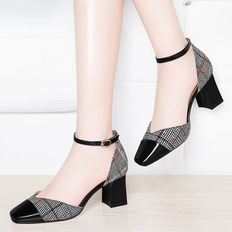 Spring Women Fashion Sweet Beige High Heel Shoes Zapatos De Mujer Lady Classic Sandals Black Pu Leather Office Pumps
Spring Women Fashion Sweet Beige High Heel Shoes Zapatos De Mujer Lady Classic Sandals Black Pu Leather Office Pumps