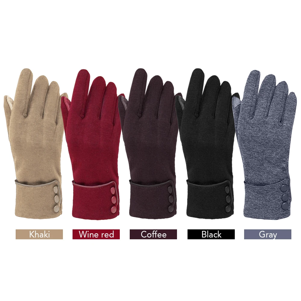 

1 пара зимних перчаток, теплые перчатки, уличные теплые варежки, теплые перчатки для сенсорного экрана, варежки с пальцами, ветрозащитные, дл...