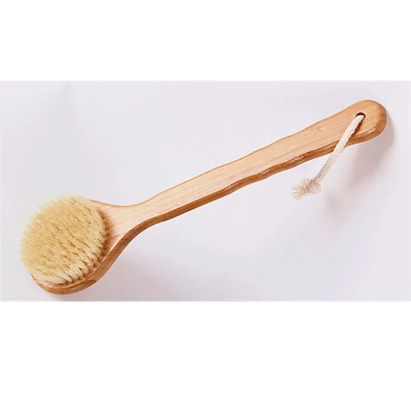 33cm Bamboo Shower Body Brush with Boar Bristle Perfect for Dry Skin Brushing Essential for Cellulite Reduction Skin Exfoliation
33cm Bamboo Shower Body Brush with Boar Bristle Perfect for Dry Skin Brushing Essential for Cellulite Reduction Skin Exfoliation