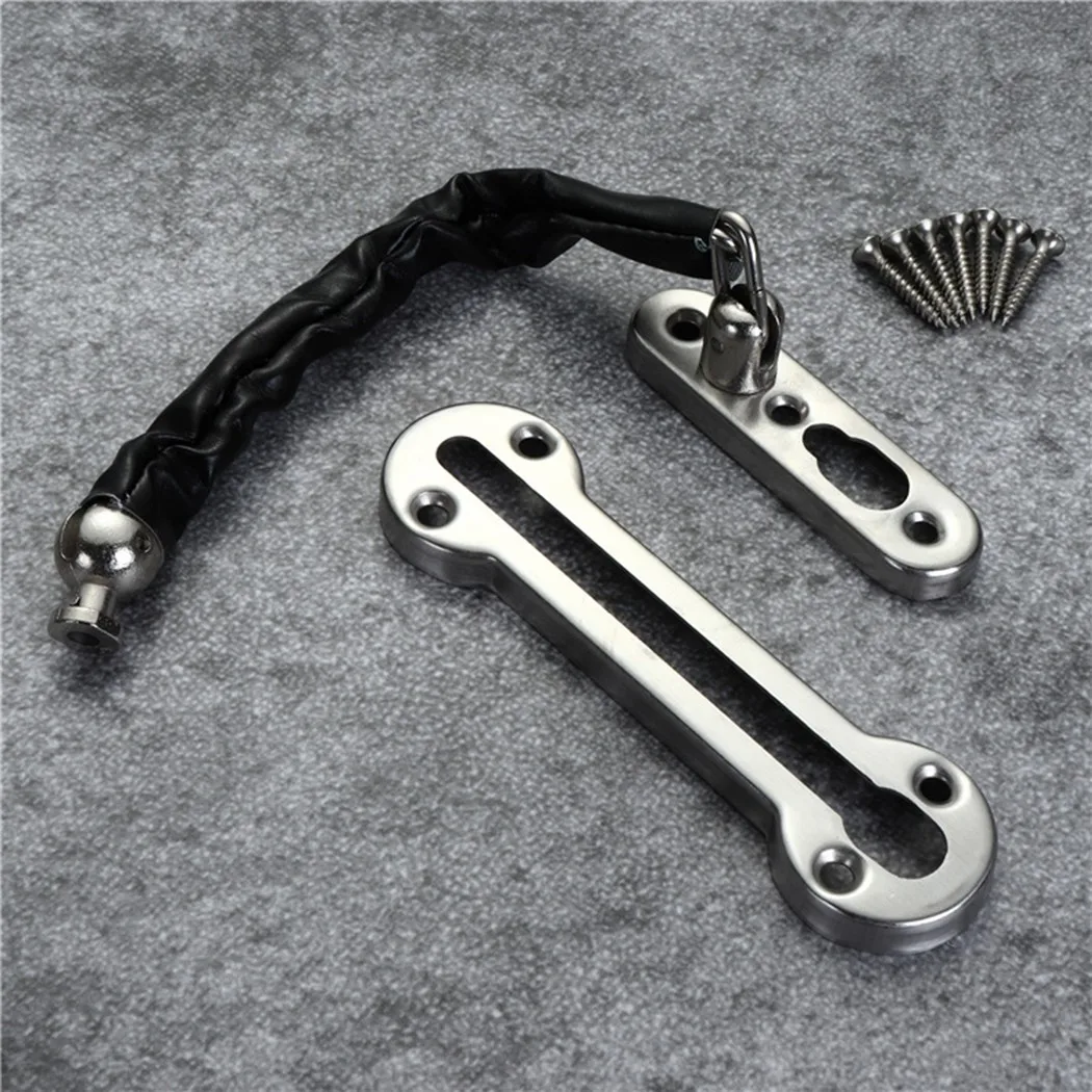Stainless Steel Anti-Theft Chain Door Guard Door Buckle Chains With Screws Security Door Lock Latch Hardware
Stainless Steel Anti-Theft Chain Door Guard Door Buckle Chains With Screws Security Door Lock Latch Hardware
