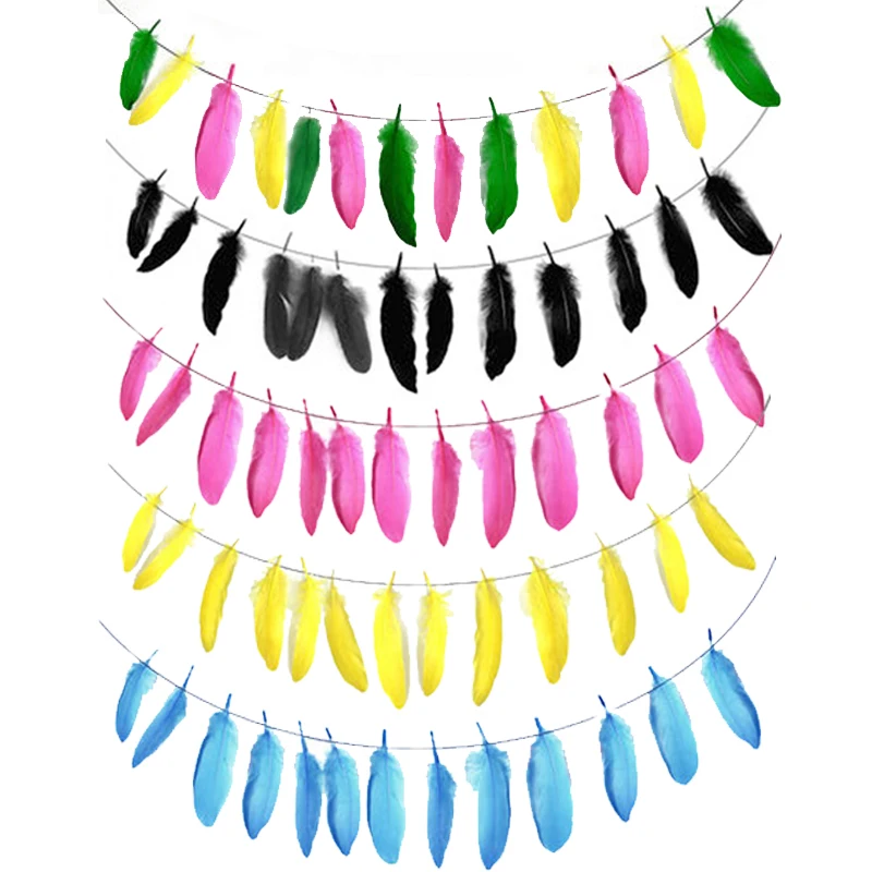 13pcs/lot Colorful Feather Banners Creative Multicolour Feather Pull Flags Birthday Wedding Hawaii Party Supplies Decorations
13pcs/lot Colorful Feather Banners Creative Multicolour Feather Pull Flags Birthday Wedding Hawaii Party Supplies Decorations