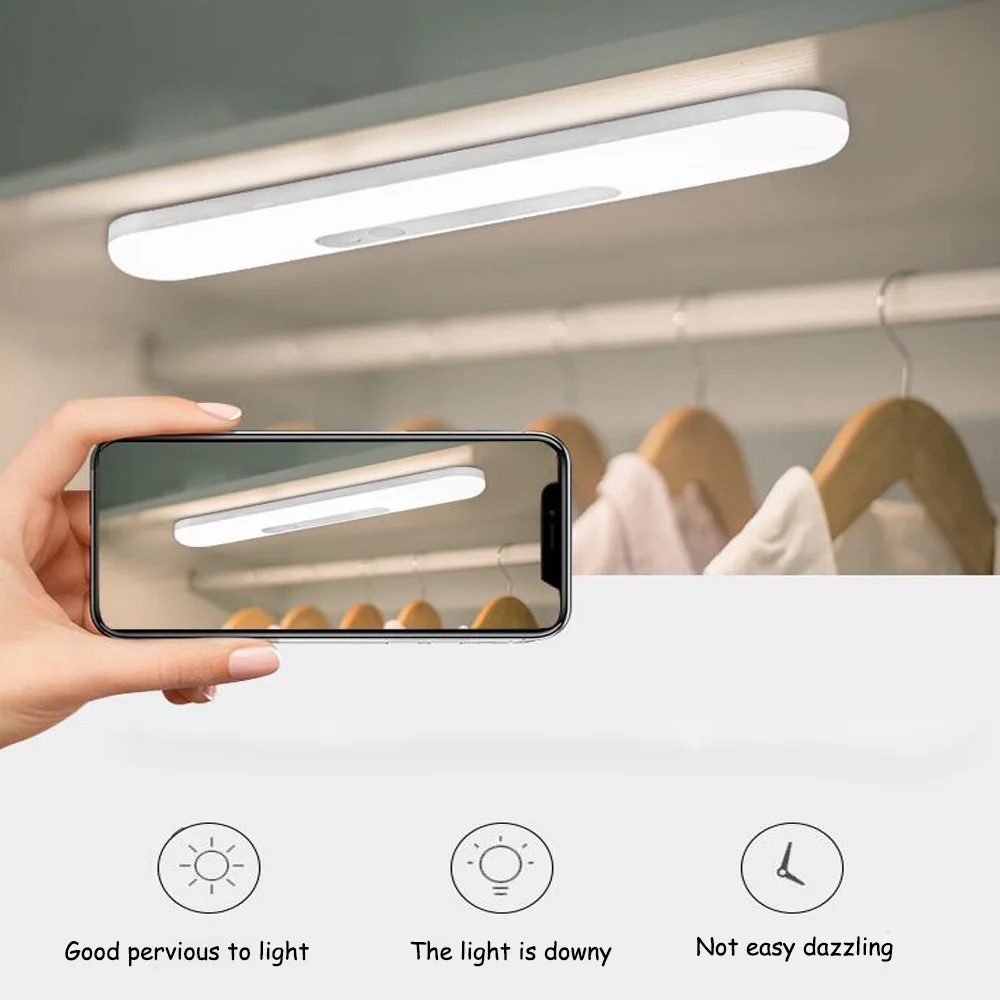 USB Rechargeable Night Light Motion Sensor Light Wireless LED Night Light Stepless Dimming Magnetic Strip Cabinet Night Lamp
USB Rechargeable Night Light Motion Sensor Light Wireless LED Night Light Stepless Dimming Magnetic Strip Cabinet Night Lamp