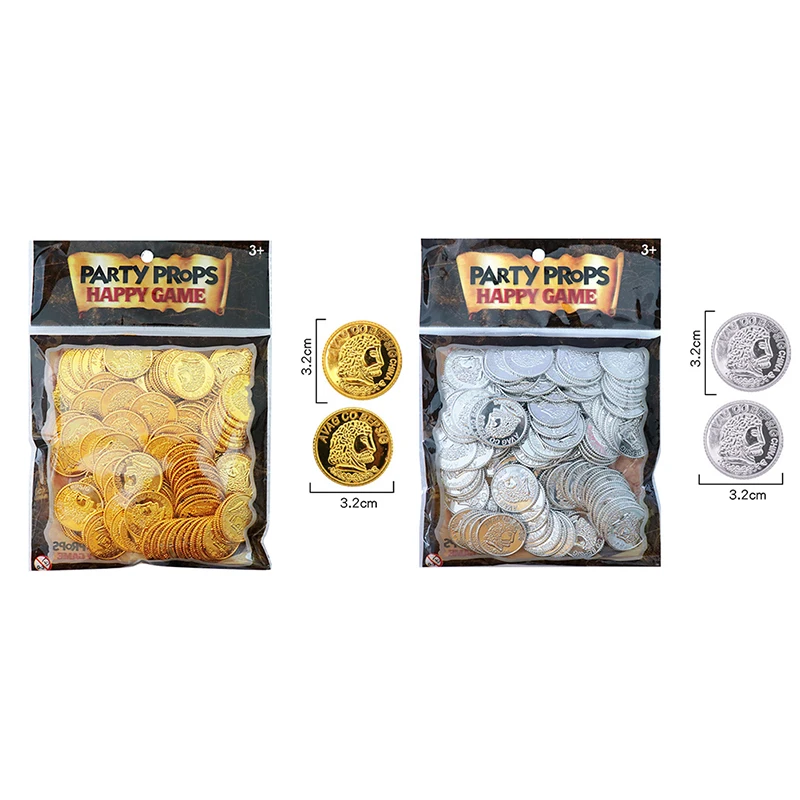 100pcs Poker Casino Chips Coin Gold Plating Plastic Spanish Treasure Game Poker Board Game Accessories Gold Coin Props
100pcs Poker Casino Chips Coin Gold Plating Plastic Spanish Treasure Game Poker Board Game Accessories Gold Coin Props