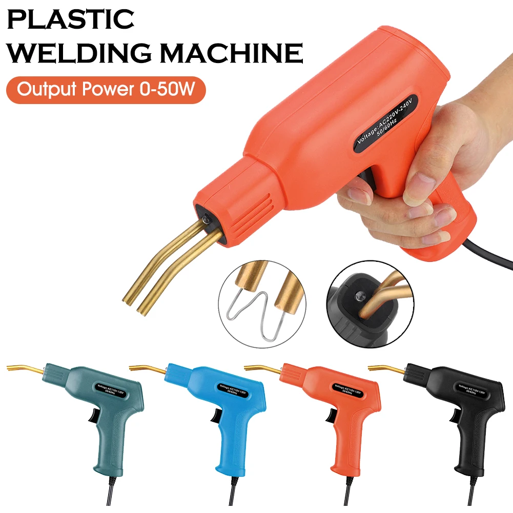 50W Plastic Welder Hot Stapler Welding Machine Repairing Tool with 4 Types Staples for Car Bumper Repairing
50W Plastic Welder Hot Stapler Welding Machine Repairing Tool with 4 Types Staples for Car Bumper Repairing