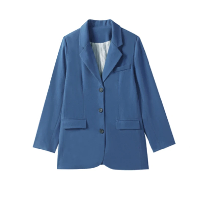 Women's Spring Jacket Vintage Solid Color Full Sleeve Button Up Office Clothes Lady's Business Wear Jacket Suit
Women's Spring Jacket Vintage Solid Color Full Sleeve Button Up Office Clothes Lady's Business Wear Jacket Suit