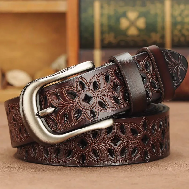 Genuine Leather Belts for Women Second Layer Cowskin Woman Belt Vintage Pin Buckle Strap Jeans
Genuine Leather Belts for Women Second Layer Cowskin Woman Belt Vintage Pin Buckle Strap Jeans