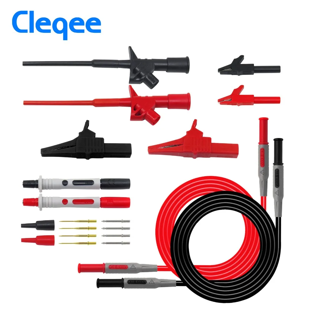 Новинка, Набор испытательных щупов Cleqee P1600B 10 в 1 для электронных особых целей, автомобильный тестовый зонд, набор щупов для мультиметра, штеп...
Новинка, Набор испытательных щупов Cleqee P1600B 10 в 1 для электронных особых целей, автомобильный тестовый зонд, набор щупов для мультиметра, штеп...