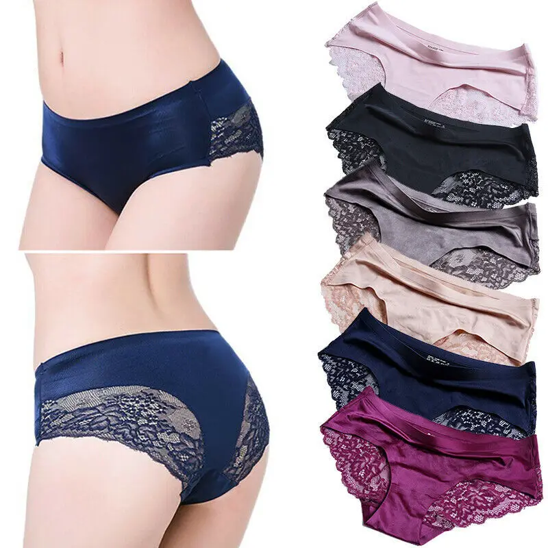 3 шт в упаковке сексуальные кружева Ice Silk трусы для Для женщин девочек бесшовное нижнее нейлоновое нижнее белье трусы для дам с заниженным ша...
3 шт в упаковке сексуальные кружева Ice Silk трусы для Для женщин девочек бесшовное нижнее нейлоновое нижнее белье трусы для дам с заниженным ша...