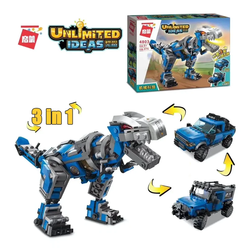 3in1 Creator Series Big Blue Dragon Trucks SUV Set DIY Model Technical Building Blocks boy Toys For Children Boys Gifts 389pcs
3in1 Creator Series Big Blue Dragon Trucks SUV Set DIY Model Technical Building Blocks boy Toys For Children Boys Gifts 389pcs