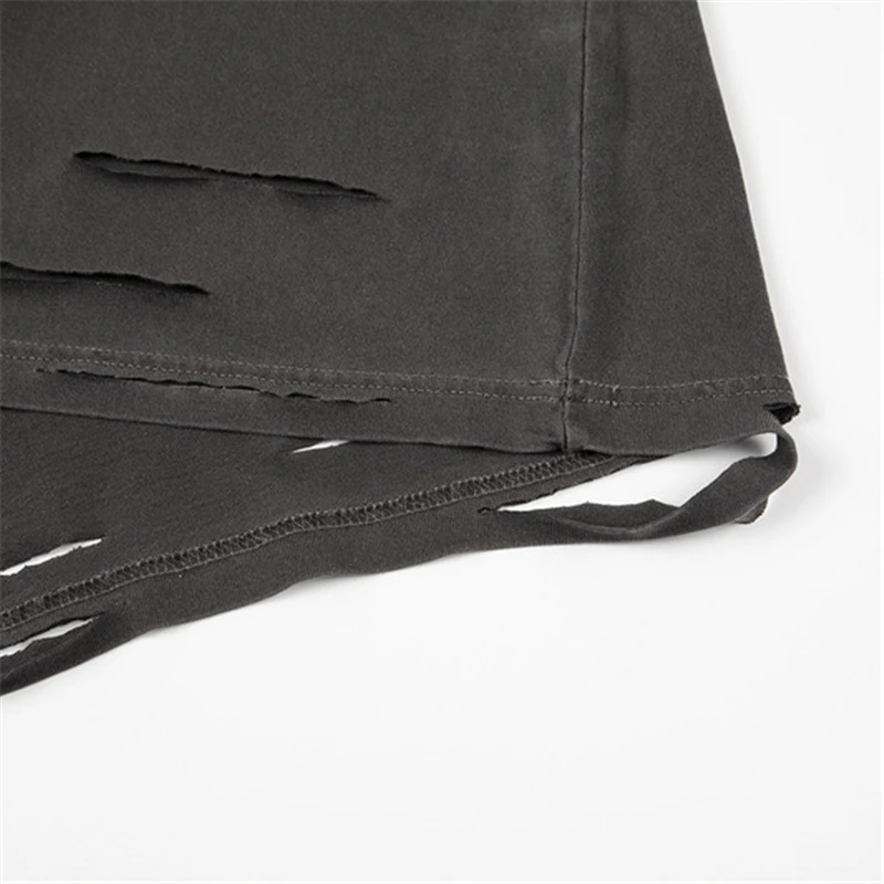 Rainbowtouches High Street Hole Short Sleeve T-shirts Solid Color Loose Casual Top 100%Cotton Unisex
Rainbowtouches High Street Hole Short Sleeve T-shirts Solid Color Loose Casual Top 100%Cotton Unisex