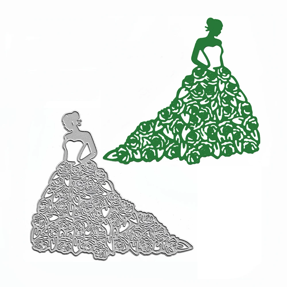 Wedding Dress Lady Scrapbook Cutting Dies Gril Die Mould Card Making DIY Mold Paper Decorative Craft Embossing Foldr Die Cut New
Wedding Dress Lady Scrapbook Cutting Dies Gril Die Mould Card Making DIY Mold Paper Decorative Craft Embossing Foldr Die Cut New