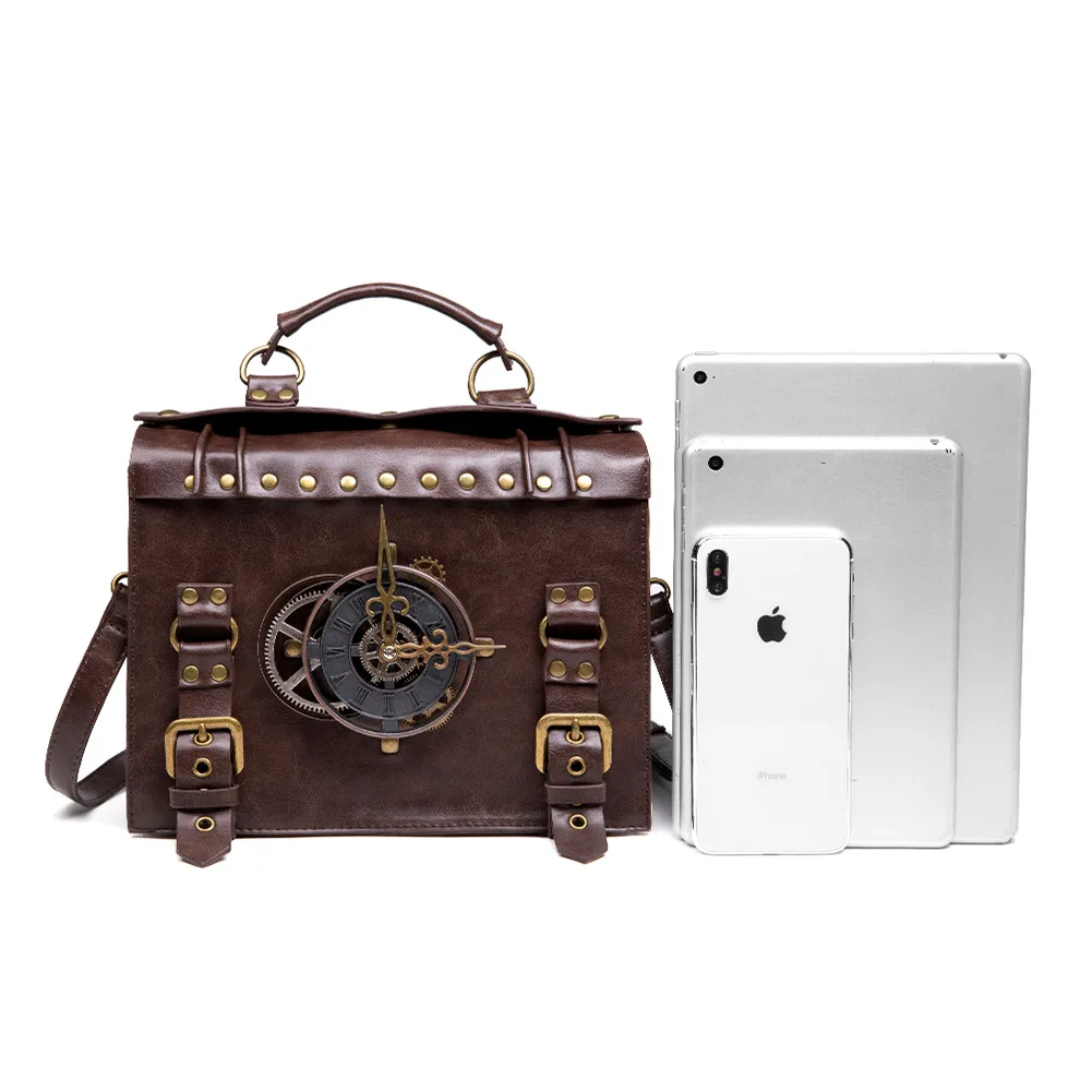 Hot selling hot style 2020 new women's bag steampunk industrial retro style women's bag fashion one-shoulder diagonal bag
Hot selling hot style 2020 new women's bag steampunk industrial retro style women's bag fashion one-shoulder diagonal bag