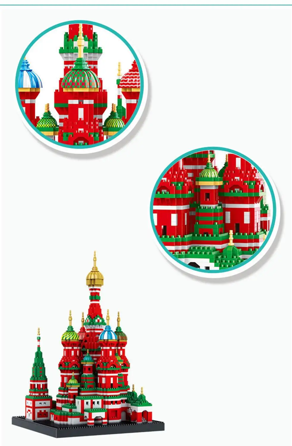 4300pcs Mini Diamond Blocks Architecture Model Building Toy Saint Basil's Cathedral for Building Blocks Bricks Educational Toys 
4300pcs Mini Diamond Blocks Architecture Model Building Toy Saint Basil's Cathedral for Building Blocks Bricks Educational Toys