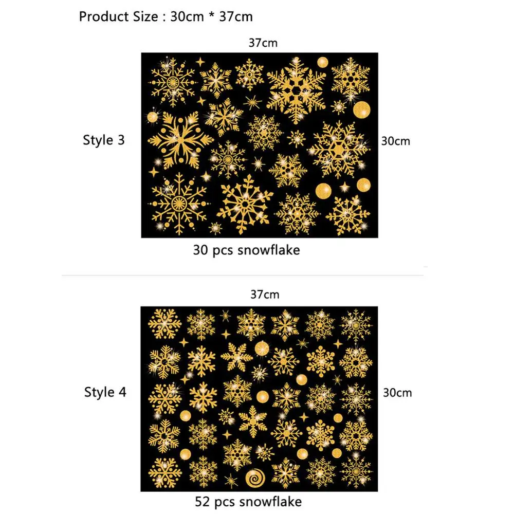 Glitter effect snowflake electrostatic Sticker Window Christmas Wall Stickers Kids room home decoration New Year wallpaper
Glitter effect snowflake electrostatic Sticker Window Christmas Wall Stickers Kids room home decoration New Year wallpaper