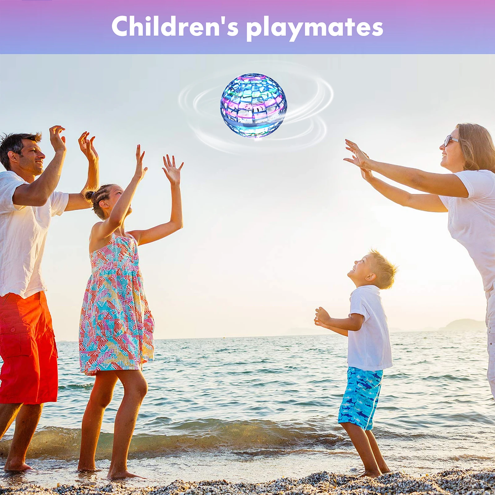Flynova Pro Flying UFO Ball Spinner Toy Hand Controlled Drone Helicopter 360 Rotating Mini UFO With RGB Light Kids Gift
Flynova Pro Flying UFO Ball Spinner Toy Hand Controlled Drone Helicopter 360 Rotating Mini UFO With RGB Light Kids Gift