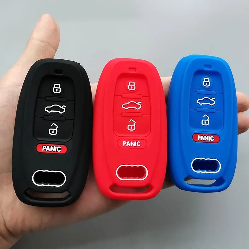 car key Protection for Audi A3 A4 S4 A5 S5 A6 S6 A7 S7 A8 S8 Quattro Q5 Q7 Allroad 3+1 Button Silicone Key Cover Case
car key Protection for Audi A3 A4 S4 A5 S5 A6 S6 A7 S7 A8 S8 Quattro Q5 Q7 Allroad 3+1 Button Silicone Key Cover Case