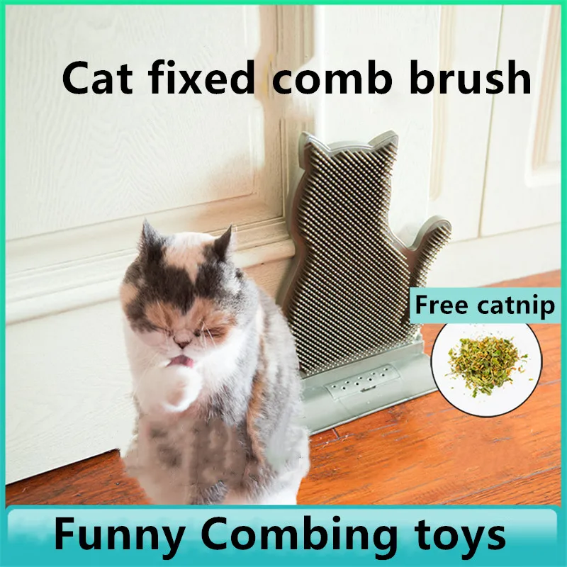 Vertical Fixed Door Sewing Cat Hair Removal Device Hair Removal Itching Massage Brush Cat Cat Itching Brush Toy Pet Supplies
Vertical Fixed Door Sewing Cat Hair Removal Device Hair Removal Itching Massage Brush Cat Cat Itching Brush Toy Pet Supplies