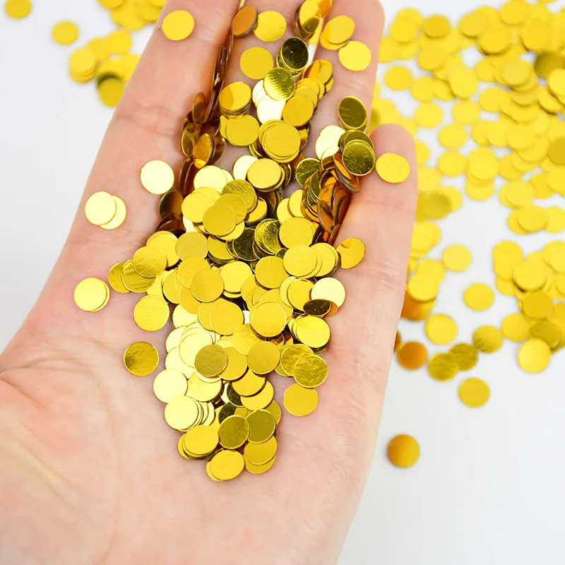 15g/bag Gold Silver Round Confetti Wedding Confetti Scatter Table Decoration Glitter Plastic Sequins for Birthday Wedding Party
15g/bag Gold Silver Round Confetti Wedding Confetti Scatter Table Decoration Glitter Plastic Sequins for Birthday Wedding Party
