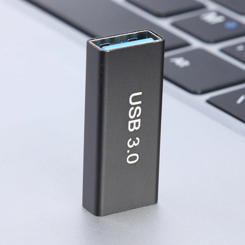 USB 3.0 Adapter Coupler Female to Female Adapter Super Speed USB 3.0 Extender Connection Converter Data transmission connector
USB 3.0 Adapter Coupler Female to Female Adapter Super Speed USB 3.0 Extender Connection Converter Data transmission connector