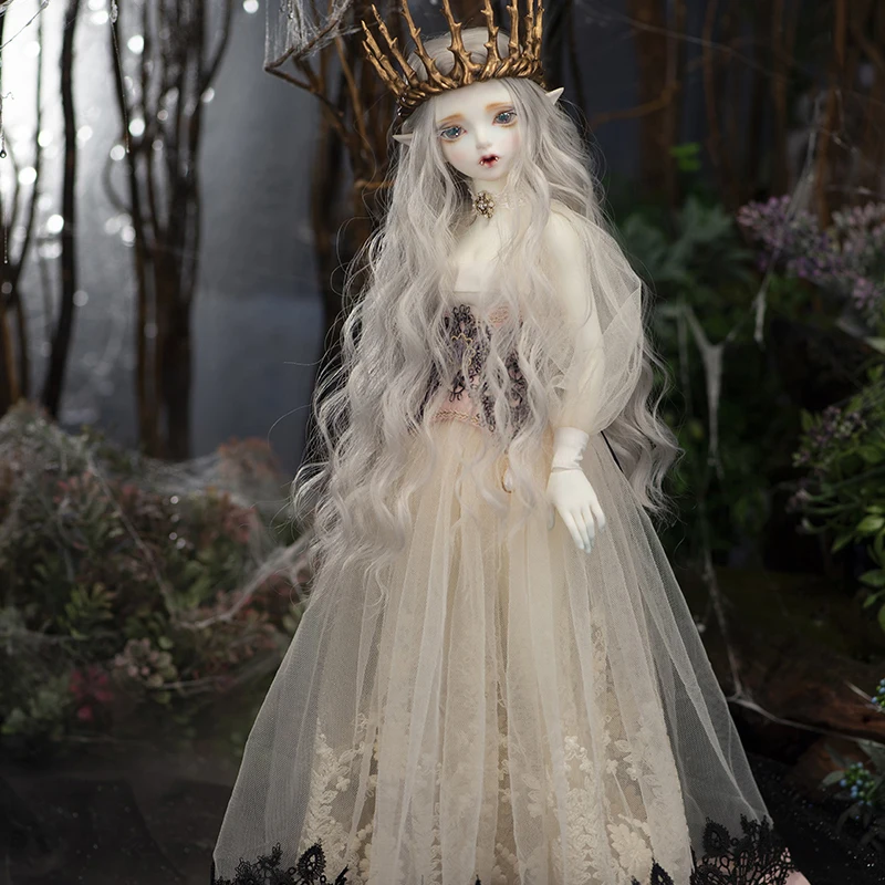 Dark Night Elves 1/4 BJD Doll 41 CM Jointed Movable Pointed Ears Beautiful Doll With Dress Clothes for Girls Not Incldue Crown
Dark Night Elves 1/4 BJD Doll 41 CM Jointed Movable Pointed Ears Beautiful Doll With Dress Clothes for Girls Not Incldue Crown