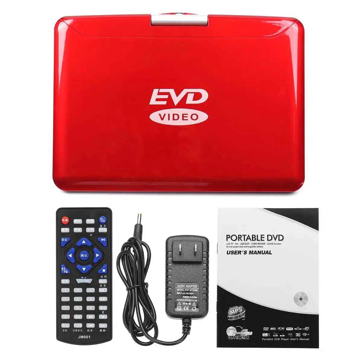 14 inch Portable DVD Player Rotatable Screen Multi Media DVD for Game TV Function Support MP3 MP4 VCD CD Player for Home and Car
14 inch Portable DVD Player Rotatable Screen Multi Media DVD for Game TV Function Support MP3 MP4 VCD CD Player for Home and Car