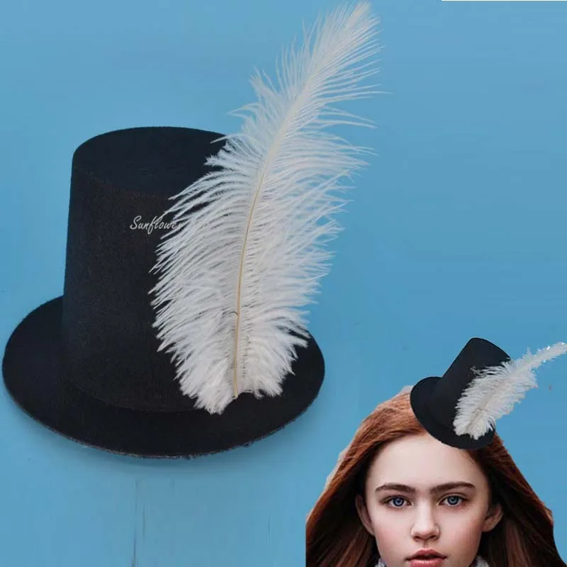 Women Feather Mini Top Hat Hair Clip Punk Gothic Headbands Hairband Festive Party Birthday Easter Cosplay Costume
Women Feather Mini Top Hat Hair Clip Punk Gothic Headbands Hairband Festive Party Birthday Easter Cosplay Costume